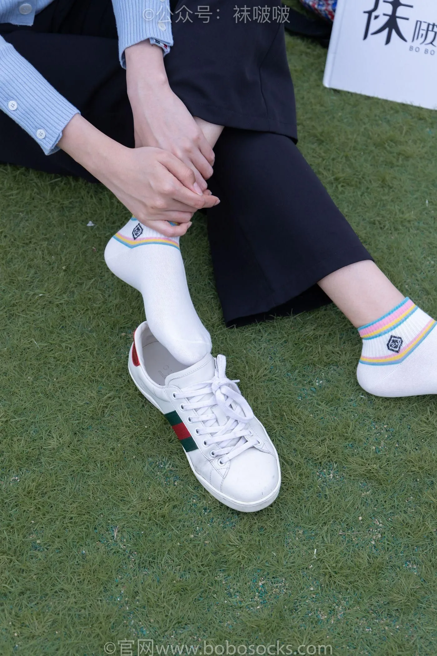 [BoBoSocks袜啵啵]NO.021 泡芙-板鞋、白棉袜、裸足 [131P]插图9